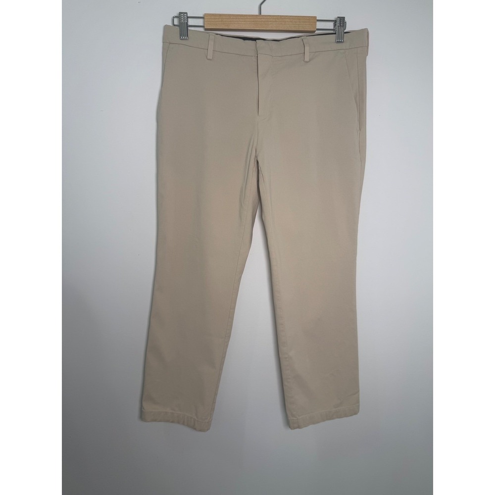 Kenneth Cole Awareness Slim-Fit Pants Tan Beige 32x30